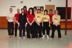 Brown belt test participants